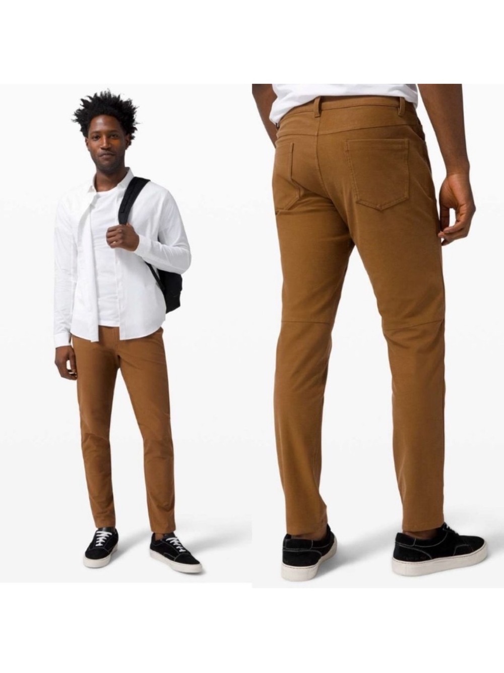 Lululemon ABC Pant Slim *Utilitech 34” Burnt Caramel size 34